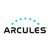 shows the company logo of ARCULES