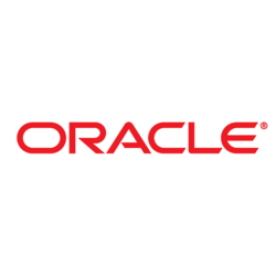 shows the company logo of Oracle