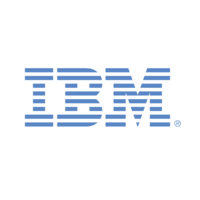 shows the company logo of IBM